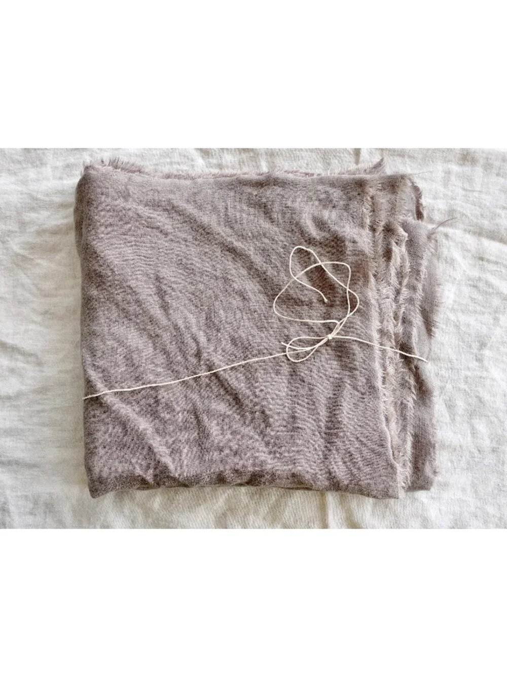 Minimalist Linen Napkins Set of 4 – Reclaimed Fabric, Frayed Edge, Soft Washed,
